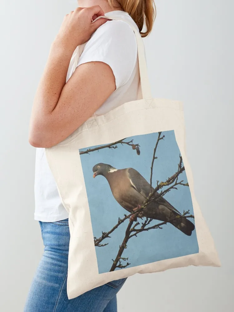 Wood Pigeon Watching Tote Bag bags woman 2025 cute pouch bag university shopper bag hand bags