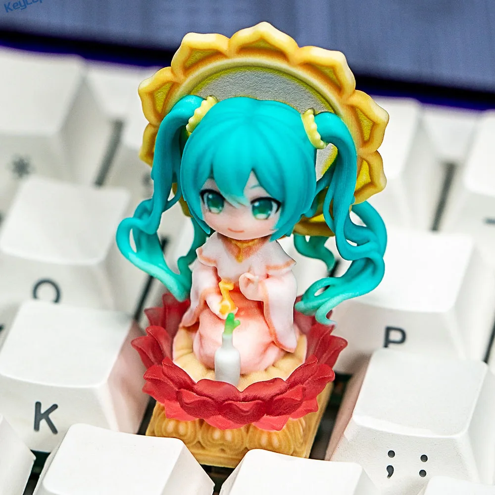 diy手作り女神物語ミクス-メカニカルキーボードキーキャップ-クロス軸メカニカルキーボード-pc用パーソナライズキーキャップ-ギフトおもちゃ