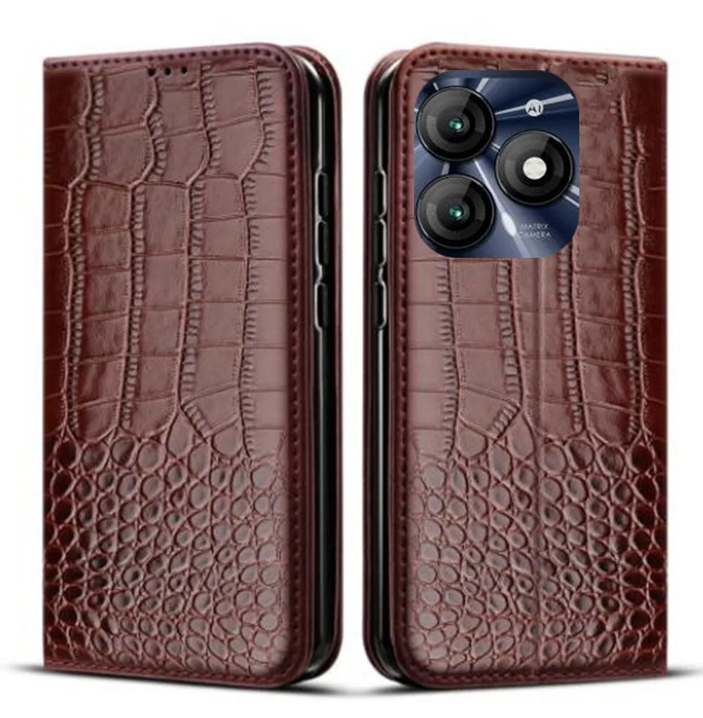 Leather Case For Itel A70 6.6