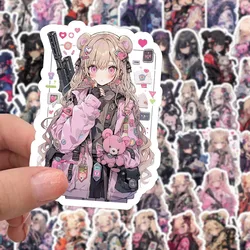 10/30/60PCS Anime Beautiful Girl Bear Killer Cool Sticker DIY Phone Laptop Luggage Skateboard Graffiti Decals Fun for Kid Toy