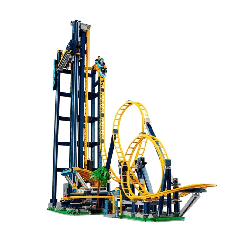 3756 PCS Loop Coaster Building Block Mattoni Montagne russe Parco divertimenti Giocattolo per compleanno Natale Regalo per bambini Compatibile 10303