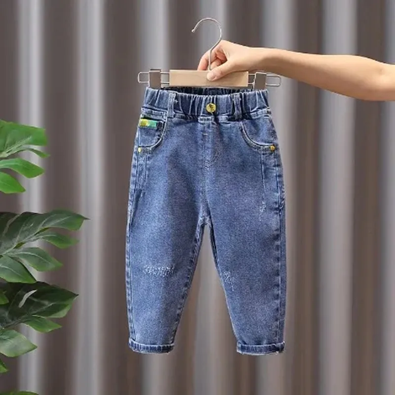 

Kids Boys Pants Children's Jeans Spring and Autumn New Boys Casual Fashion Trousers Pants Baby Long Pants