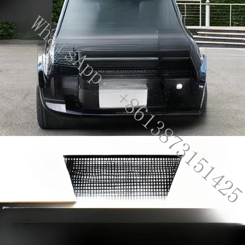 

Подходящая решетка радиатора (сетка) из ABS-пластика с сотовой структурой для Land Rover Defender 110 L663, защита от столкновений, для передней части, воздухозаборник