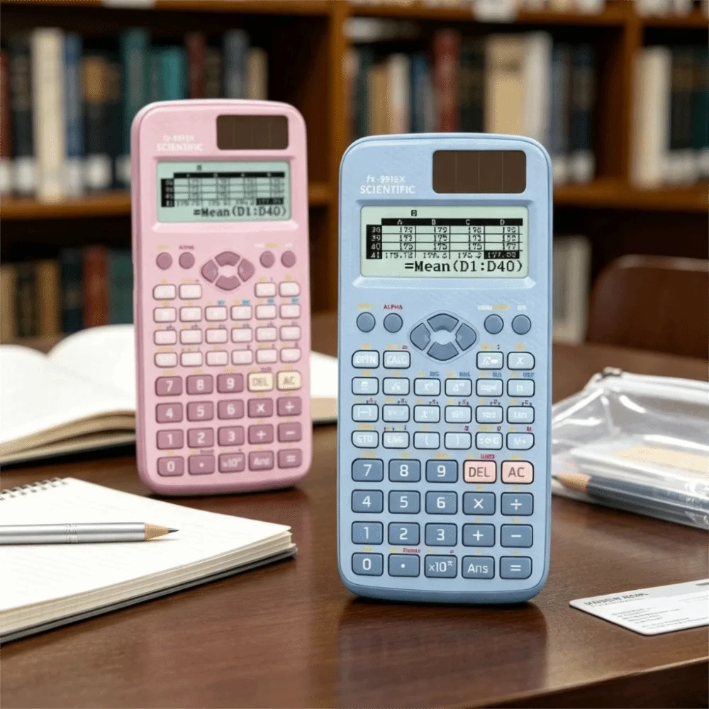 552 Functions Scientific Calculator Writing Tablet Complex Statistics Function Calculator Matrix Vector with Pen