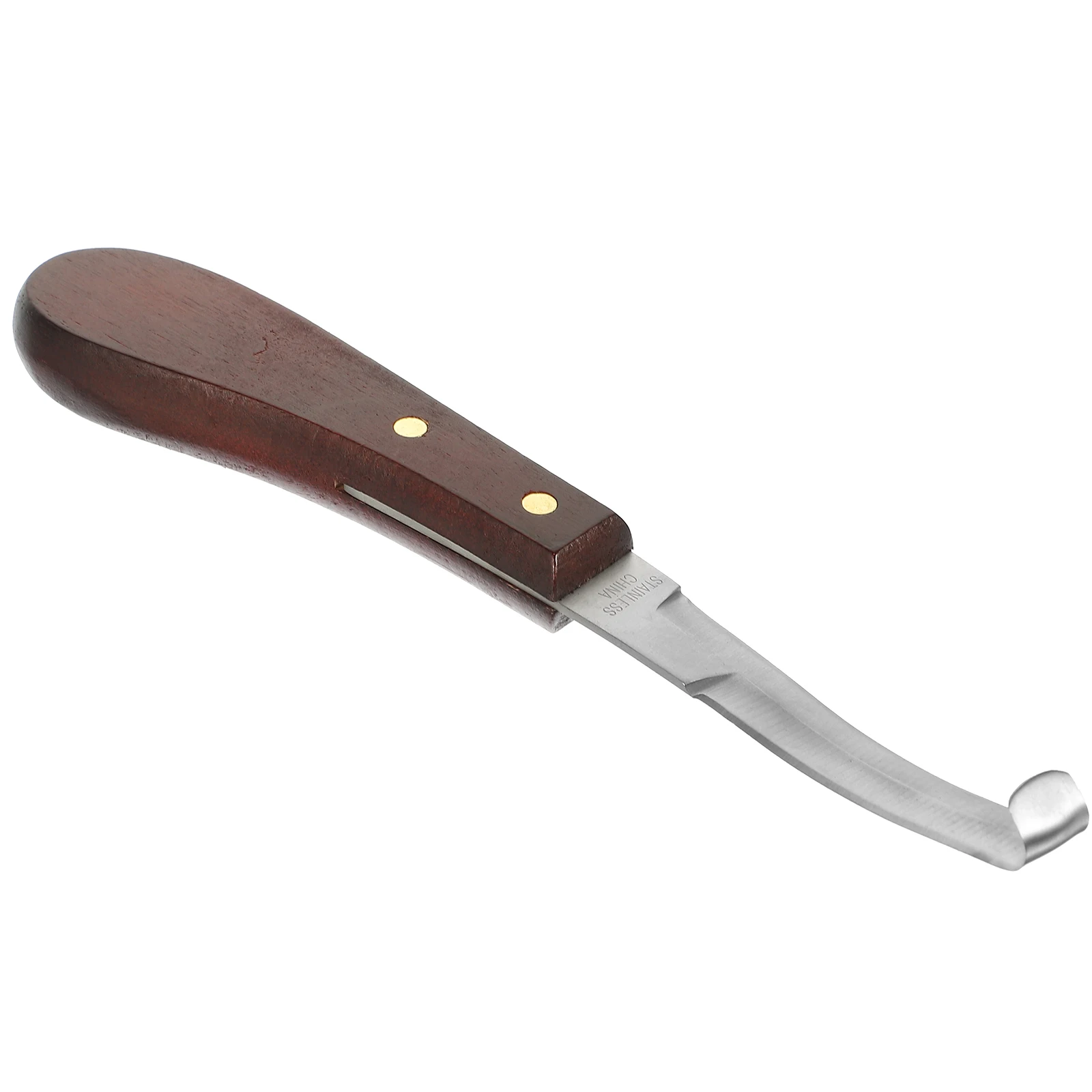 

Hoof Trimmer Professional Tool Wear Resistant Mending Compact Daily Use Stainless Steel Blade Wooden H hoof horse care