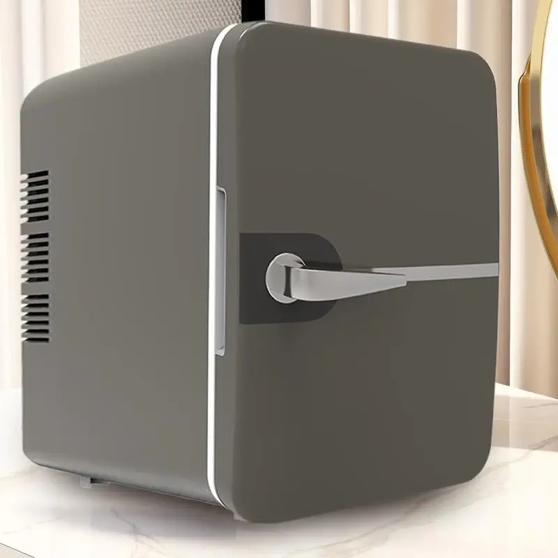 

6L Car Refrigerator Portable Car Home Refrigerator With Handle For Skin Care Makeup Beverage Fresh Food Storage