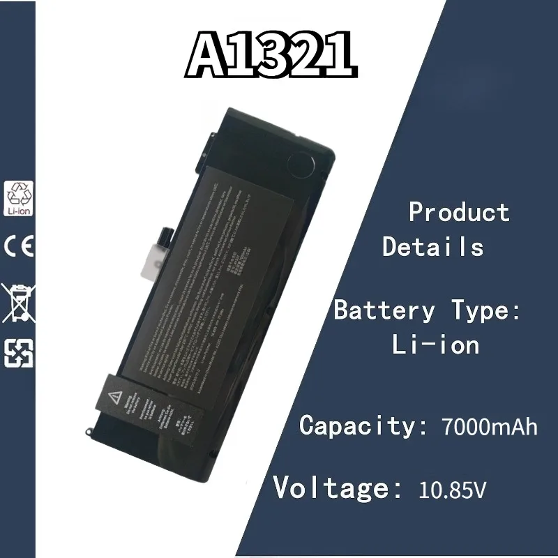 

10.85V/10.95V 7000mAh A1321,A1382 Battery For Apple MacBook Pro 15 "A1286 Laptop Batteries