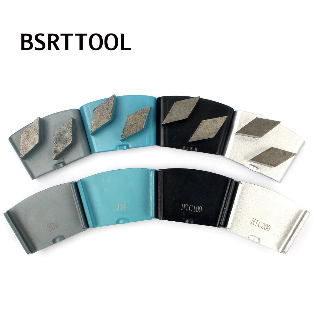 BSRTTOOL Sàn Bê Tông Mài Kim Cương Kim Loại Miếng Đánh Bóng Kim Cương Lưỡi Dao Xay Đĩa Cho Sàn Thô Đánh Bóng