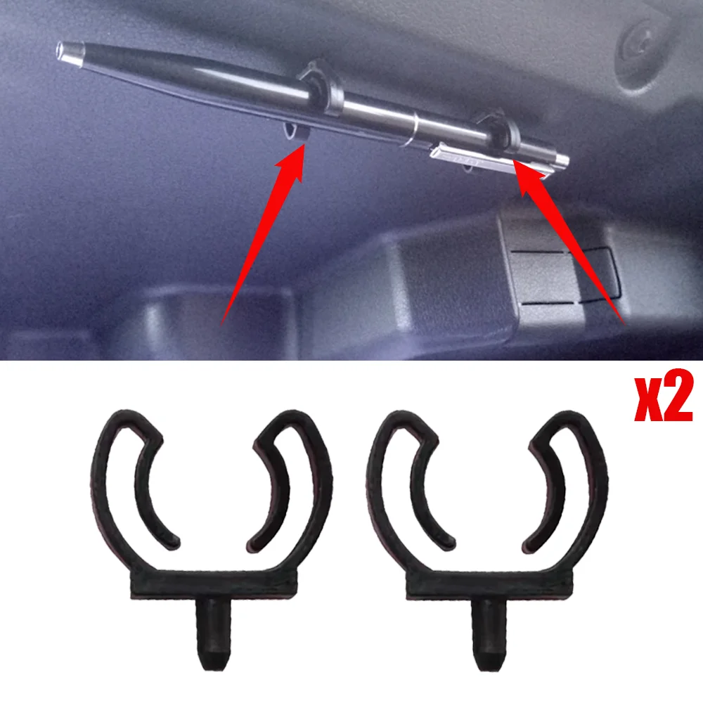 2Pcs For Lada Vesta Niva Vesta Cross Niva Travel 2110 2111 2101 2107 2106 Car Glove Box Organizer Lock Pencil Tray Clips Rivets