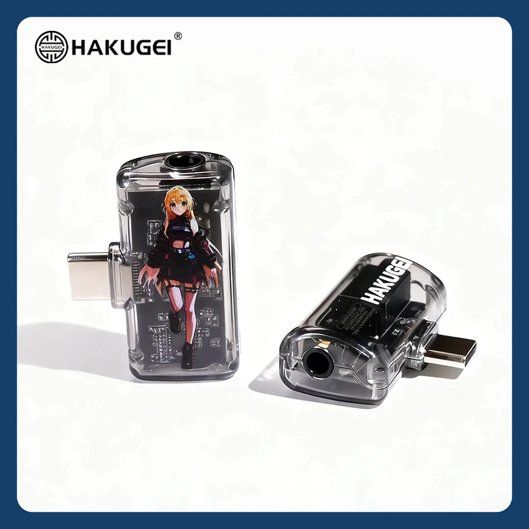 

Аудиоадаптер HAKUGEI ALC5686 ANC-DAC, адаптер для наушников Type-C на 4,4 мм/3,5 мм