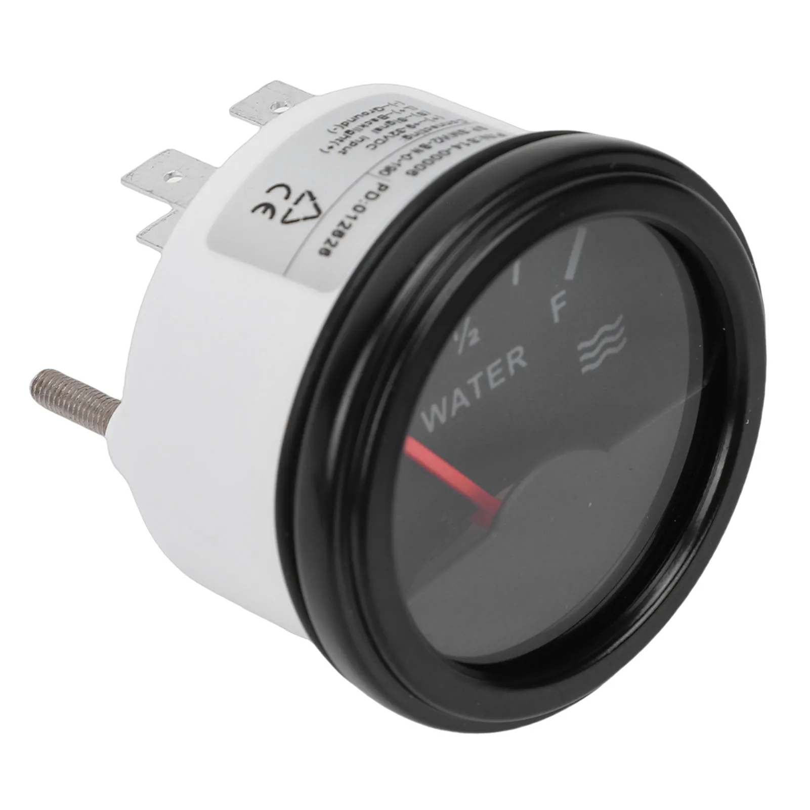 Pointer Water Level Gauge 52mm Mounting Hole Universal 9-32V 0-190Ω for Marine Boats Trucks RVs Generator Sets Buses