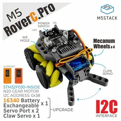 M5Stack Official RoverC Pro(Without M5StickC)