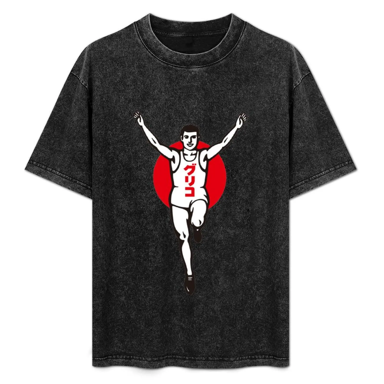 

Glico Running Man T-Shirt T-Shirt hippie clothes Funny t-shirt anime clothes vintage graphic tee funny t shirts men