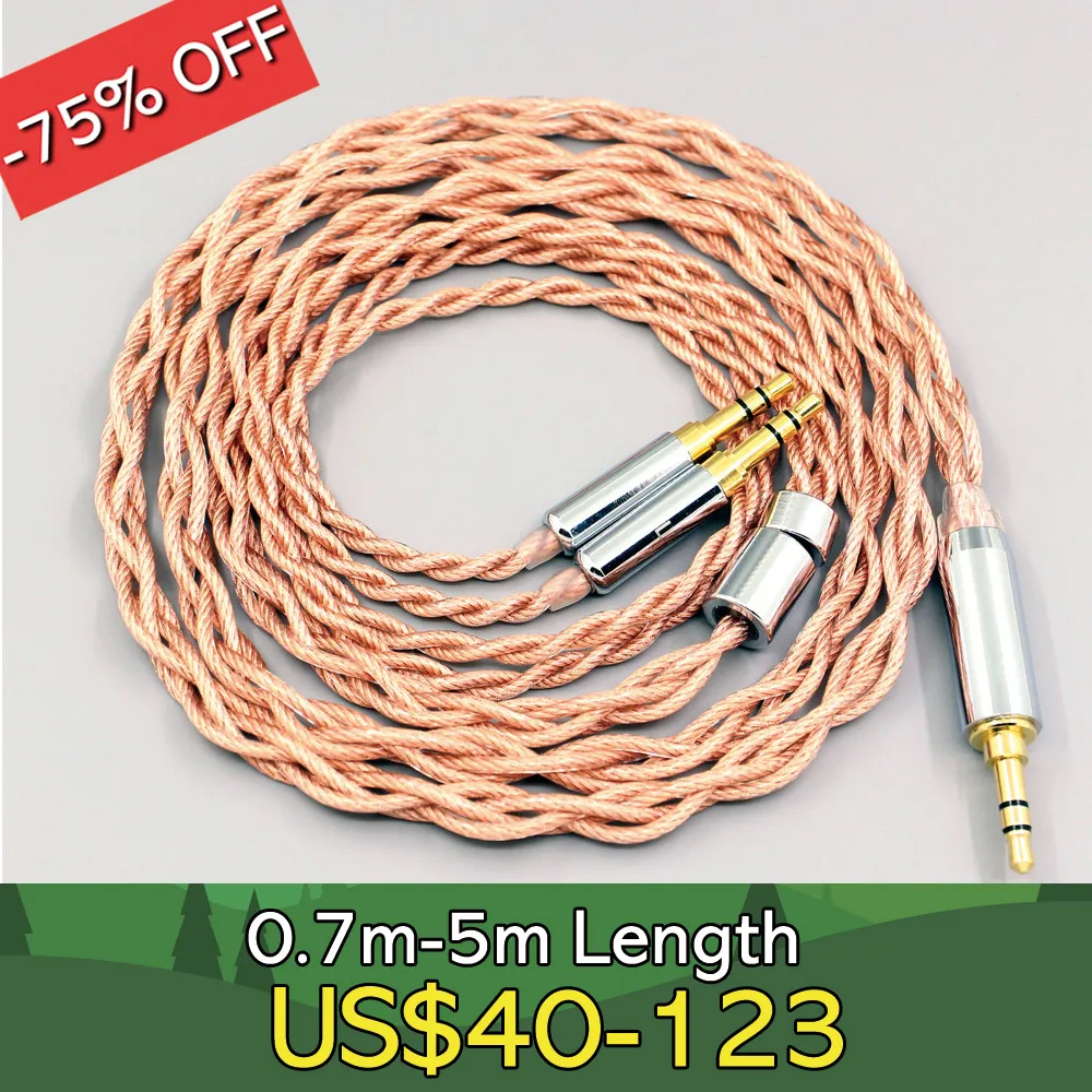 

Graphene 7N OCC Shielding Coaxial Mixed Earphone Cable For Onkyo A800 Philips Fidelio X3 Kennerton Jord Headphone 3.5mm Pin