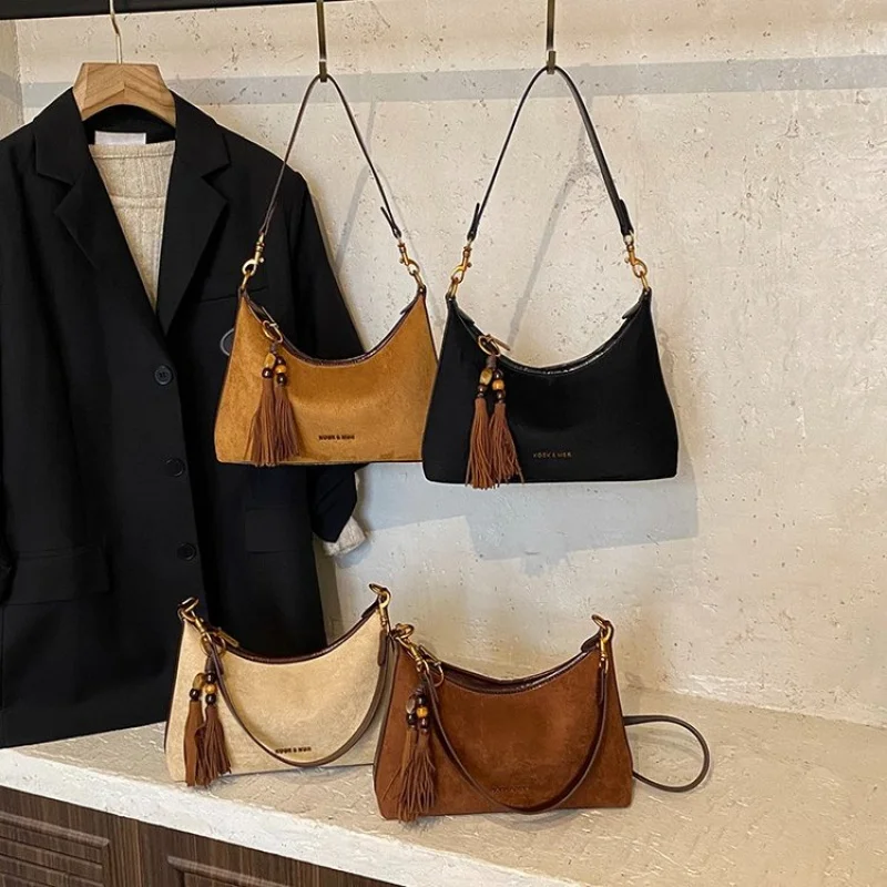 حقيبة كروس نسائية متطورة مصنوعة من الجلد بطباعة كاراكال، مدمجة من تالين عتيقة وواسعة وناعمة يوميًا #6