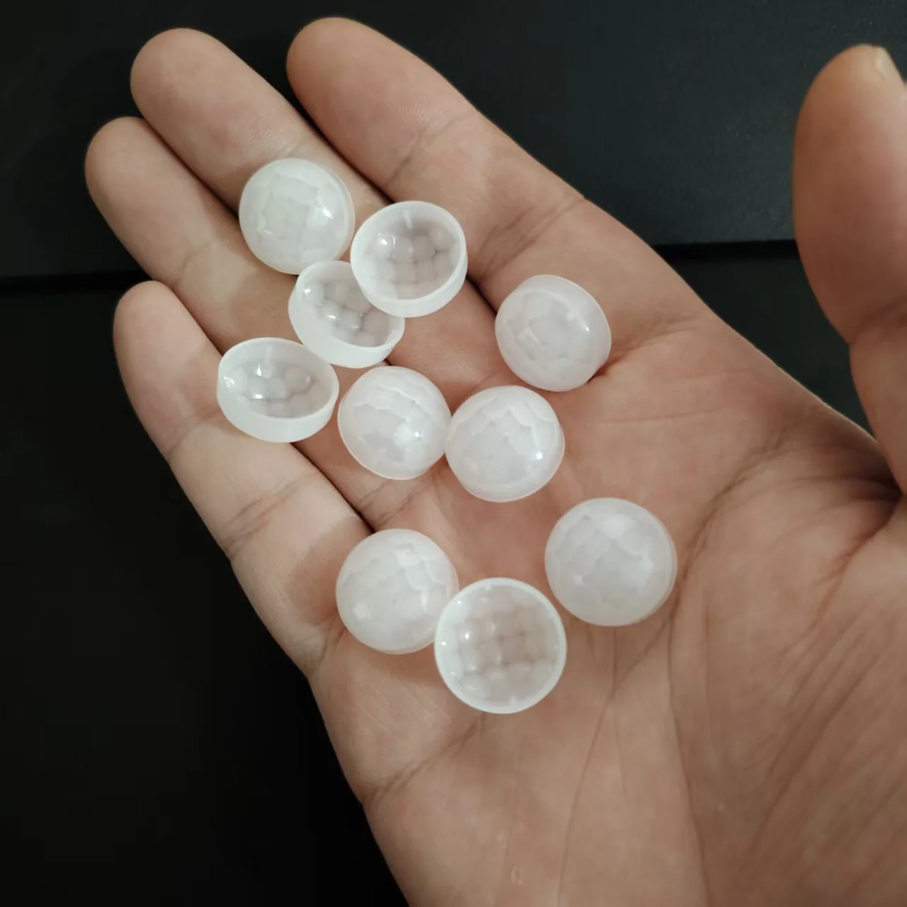 10PCS Diameter 17mm Focal 5mm PIR Human Body Infrared Induction Fresnel Lens Optical HD PE NF-IR Lenses