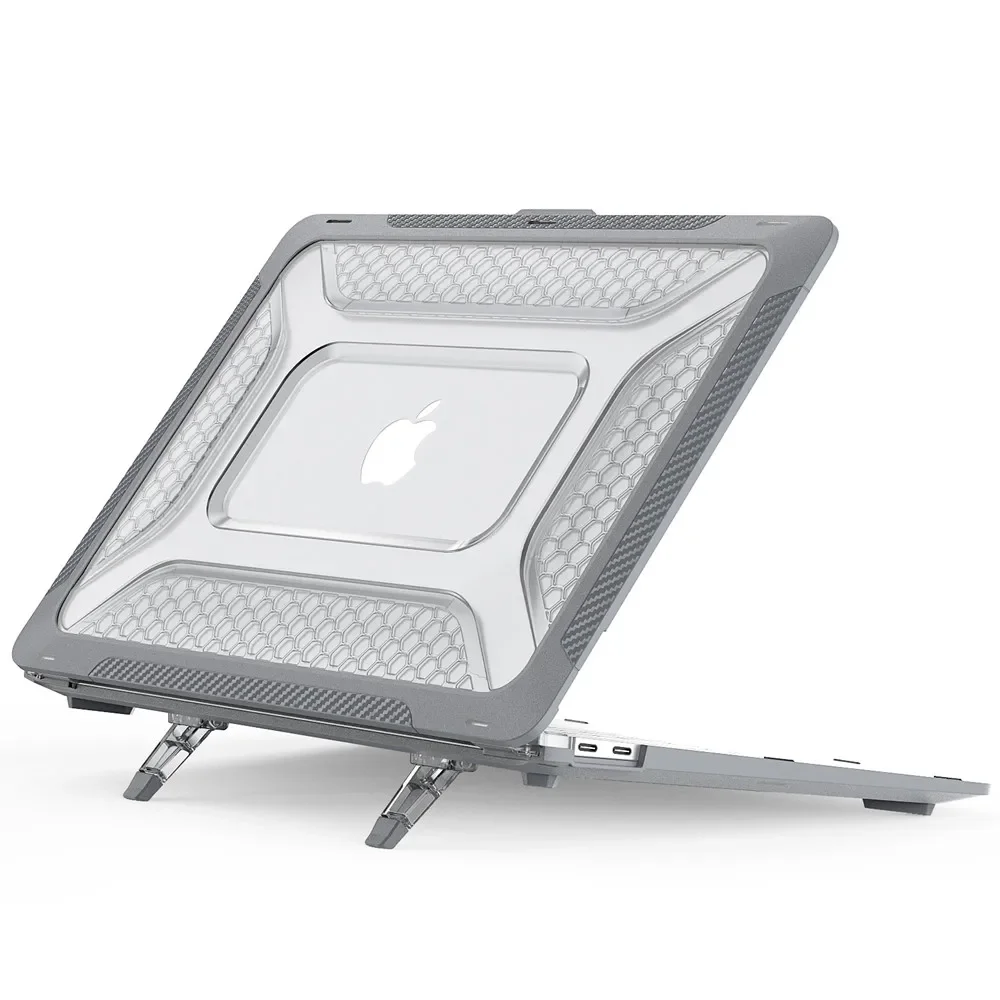 Heavy Duty Shockproof Laptop Case for Macbook Pro 13 A2289 A1989 Pro 16 2485 Air 15.3 A2941 Air 13 A2337 A2179 with Bracket