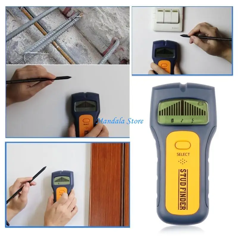 

U2JC Three-in-one Handheld Waterproof Finder Wall Scanner Scanning MetalDetector