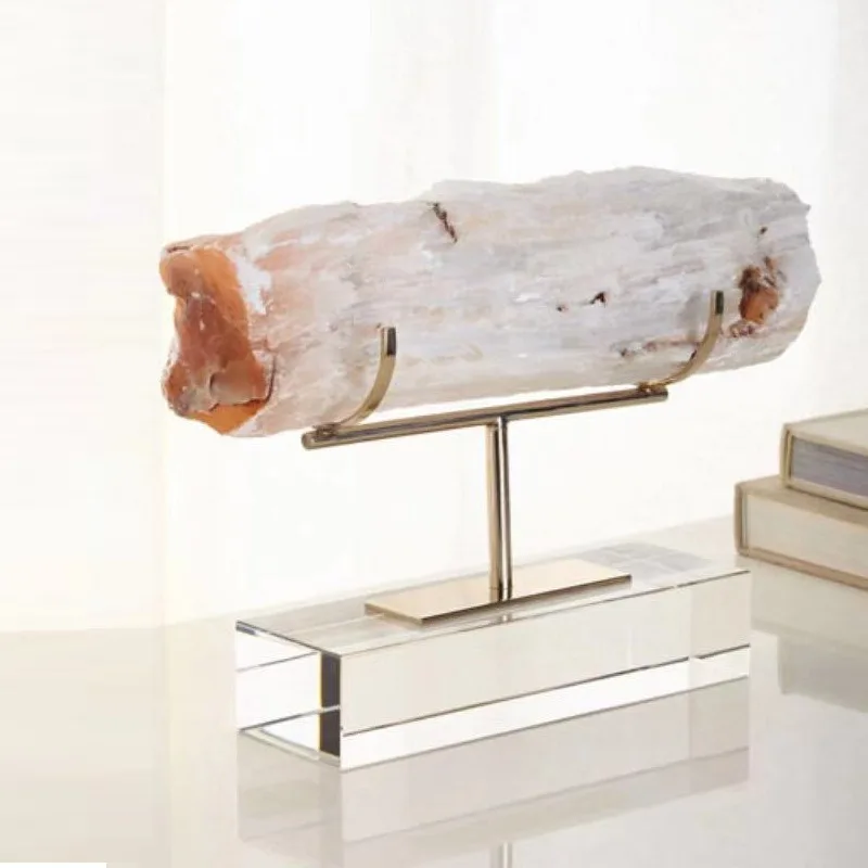 Italian light luxury desktop abstract creative crystal plaster ornament home living room entrance model room soft decoration