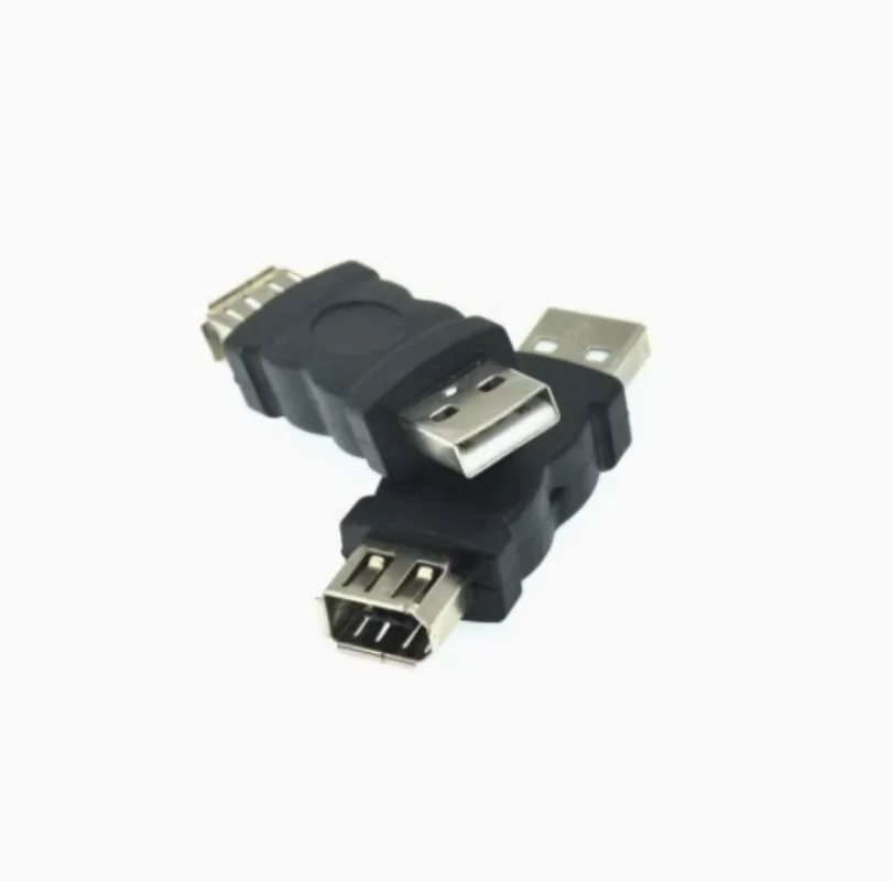 

20pcs USB Revolution 1394 6P Female Adapter USB to Firewire 6-pin adapter head