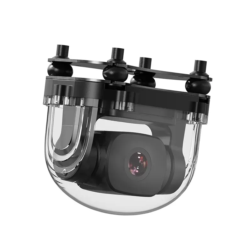 Mini Ultra-Wide Gimbal Camera Compact Video Camera with Plastic Gimbal Feature for Stable Recording