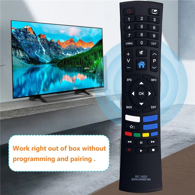 

B04B-2X RC1822 Replace Remote Control For Medion Bush TV Remote Control