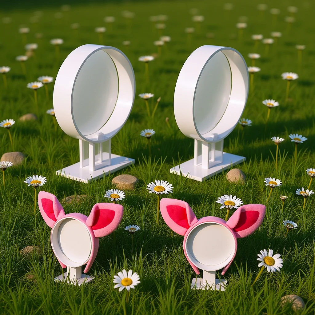 

2pcs Display Stand Acrylic Holder Lightweight Hair Accessories Organizer Headpiece Organizer Space Saving