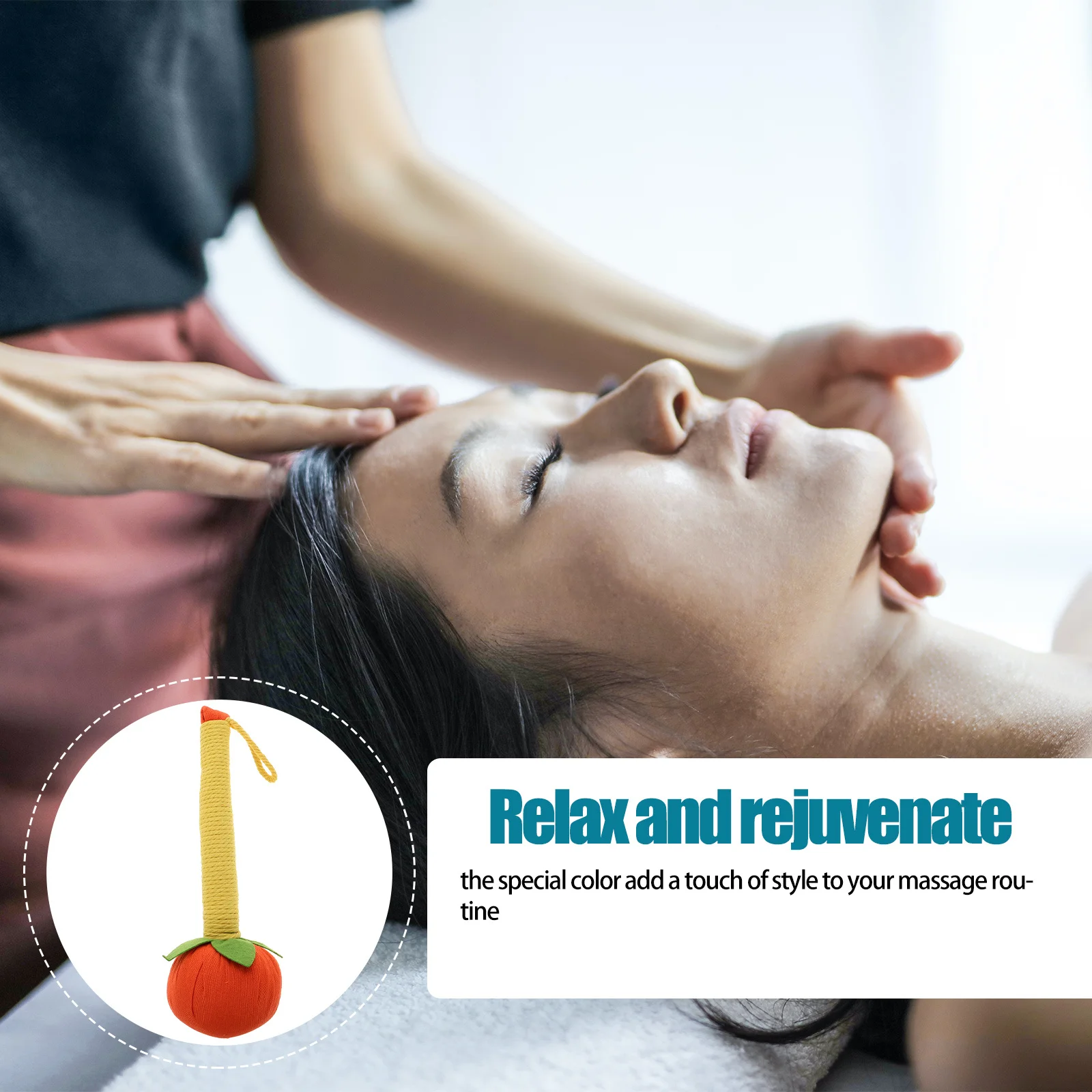 مطرقة تدليك Mugwort القطن القماش دليل فوز مدلك المحمولة الاسترخاء أداة الرقبة الظهر العضلات لتخفيف الآلام يده الظهر #5