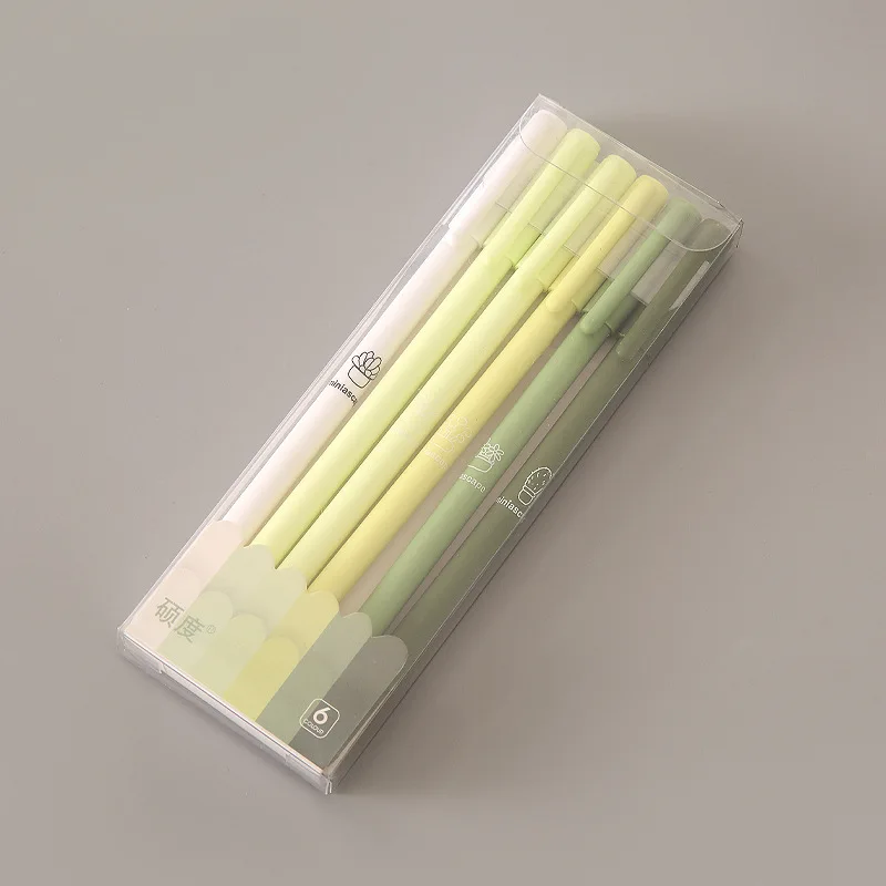 Colorful Gel Pens Plastic Student Ballpoint Pen Gel Pen Set Compact Writing Pen For Students For Daily Use Learning Tools School