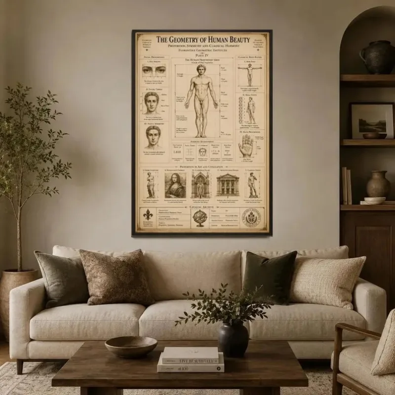 Human Skeleton Organ Codex Vintage Anatomy Chart Poster Medical Education Canvas Painting Wall Art for Living Room Home Decor