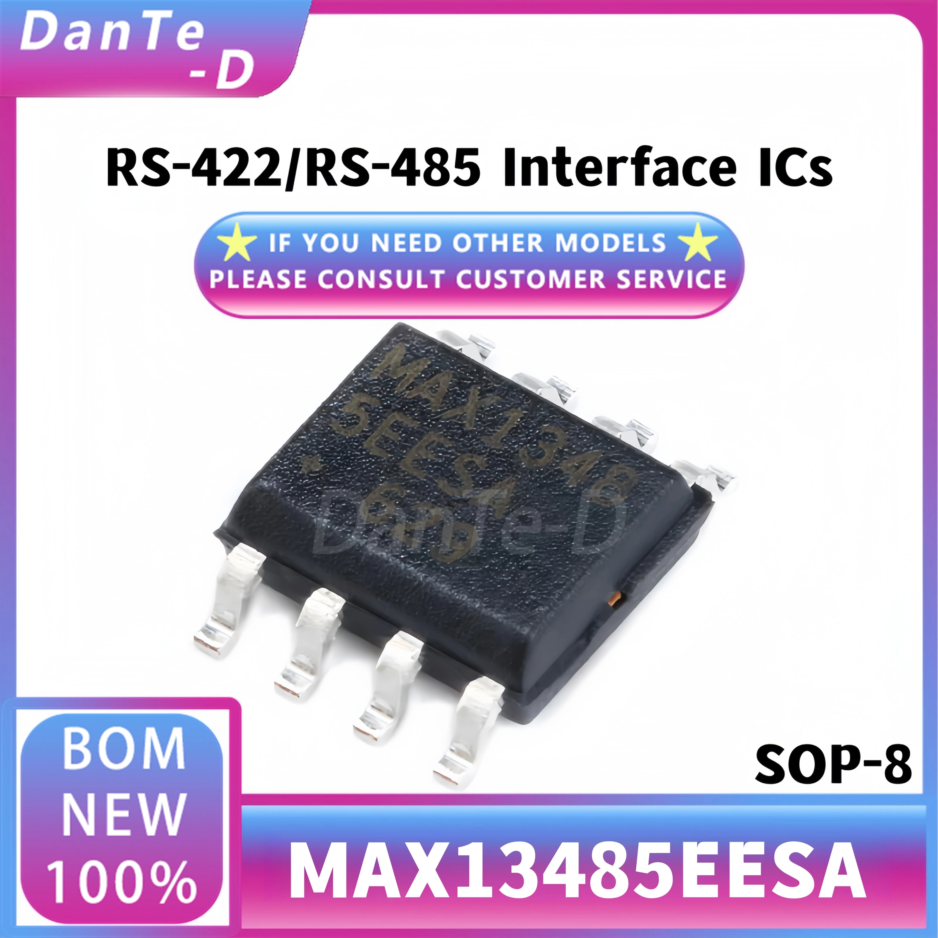 MAX13485EESA+T new original MAX13485 SOP-8 chip RS-485 RS-422 transceive