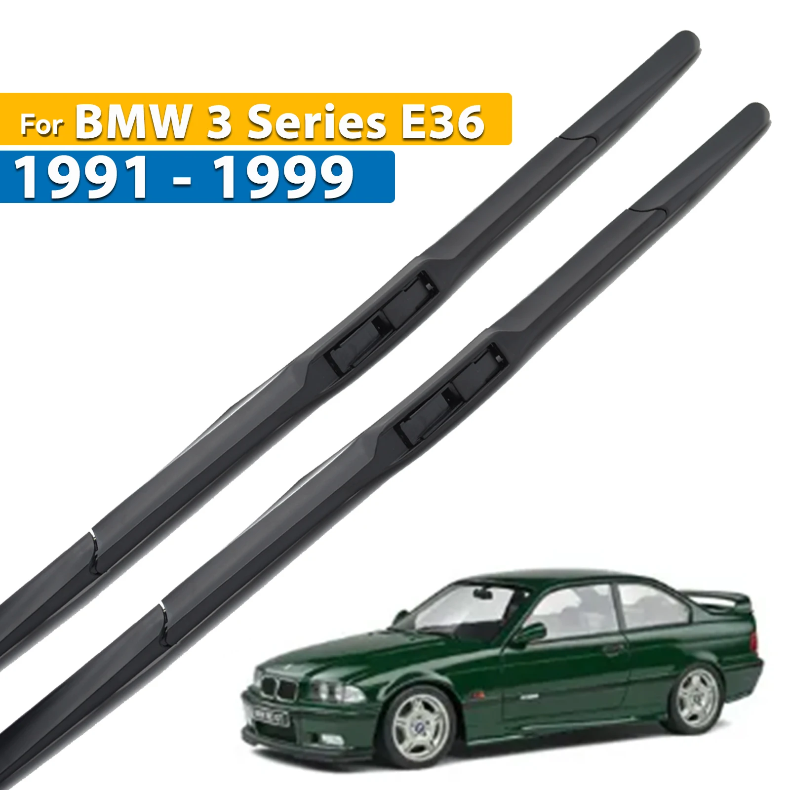 

Erick's Wiper Front Wiper Blades For BMW 3 Series E36 318 320 323 325 1991 - 1999 Windshield Windscreen Clean Window 21"+20"