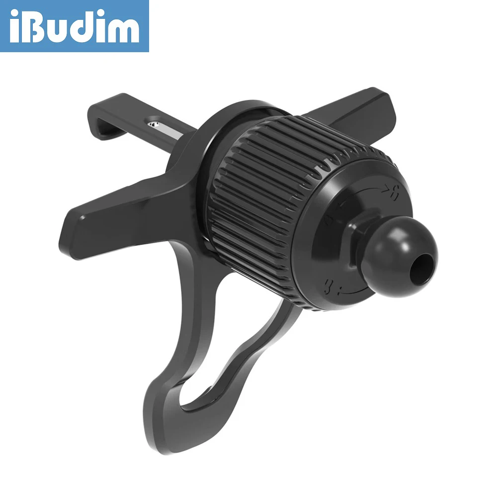 

iBudim 17mm Ball Head Base for Car Air Vent Clip Cellphone Mount Stand Universal Car Air Outlet Mobile Phone Holder Accessory