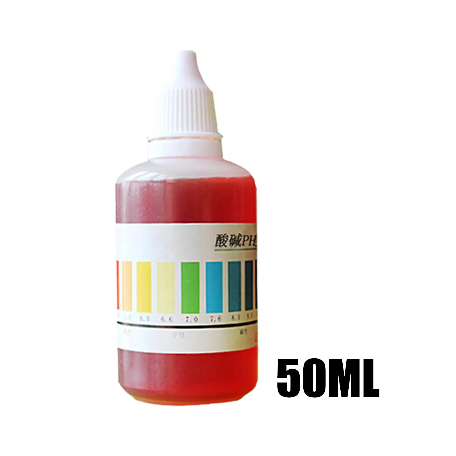 50 مللي اختبار درجة الحموضة قطرة دقيقة جهاز اختبار جودة المياه لحوض السمك المياه العذبة حمام سباحة مختبر المنزل مدرسة وكيل اختبار المياه #6