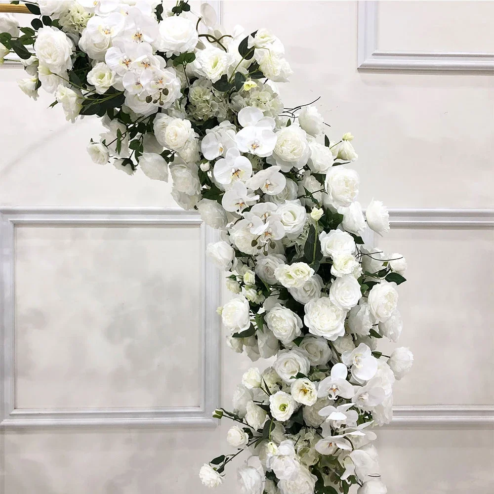 Artificial Flower Backdrop Decorative Flower Arrangement Wedding Backdrop Supplies  Frame Arch Backdrop Home