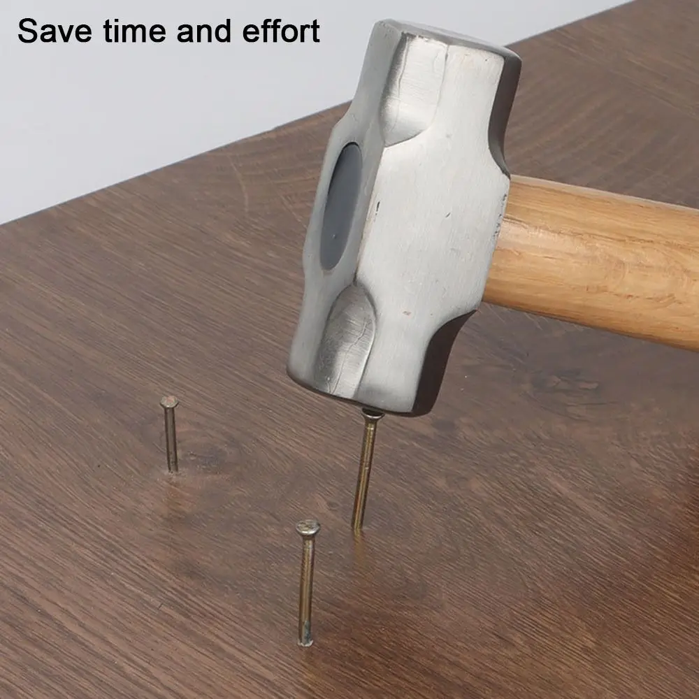 

Мини-молоток из высокоуглеродистой стали, молоток из массива дерева, короткая ручка, восьмиугольный или молоток с круглой головкой, небольшой ручной аппаратный инструмент