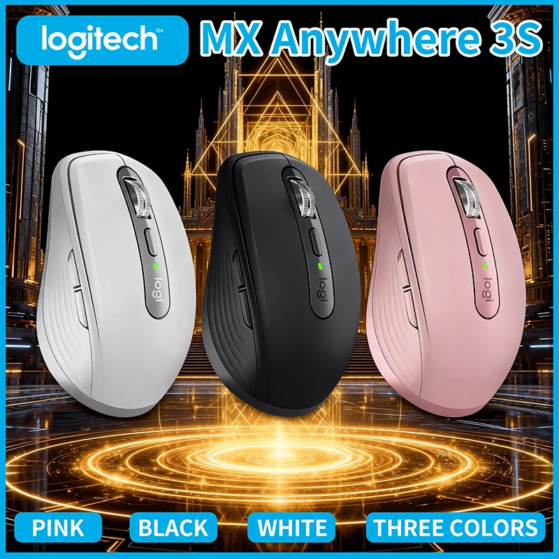 Logitech MX Anywhere 3S MOUSE Multi-Device Sync, Silent Click, Perfect for Pet Festival & Back Office M650/M650L/M750 MOUSE