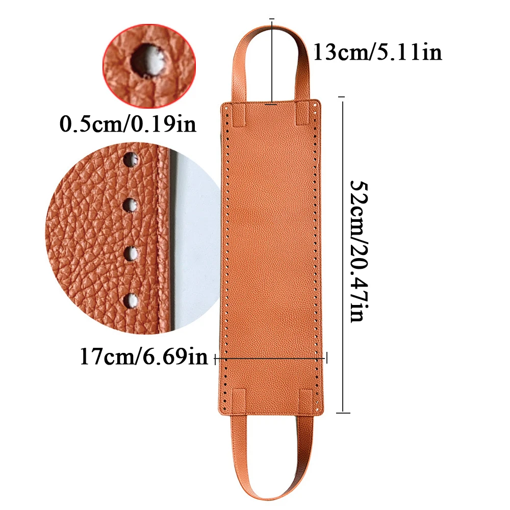 DIY Knitting Crochet Handbag Tote Shoulder Bag Sewing Accessories PU Bottoms Handles For Making Bag Crochet Handcraft Bag Parts