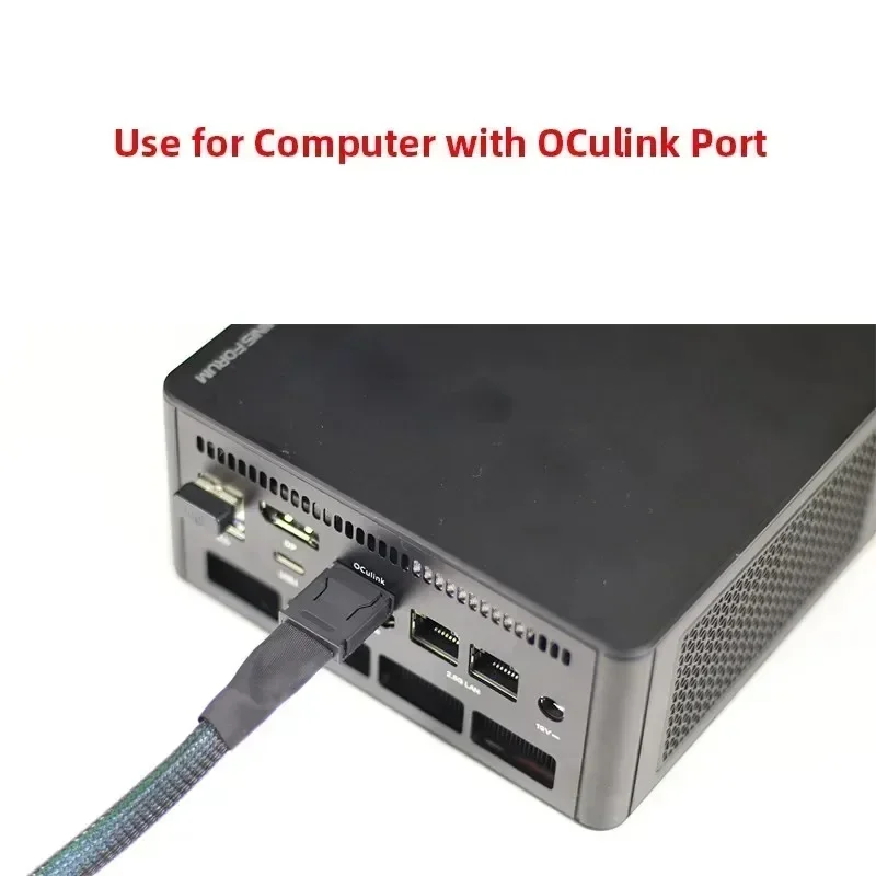

EXP GDC OCuLink GPU Dock PCIe 4.0 x4 High Speed for Mini PC Notebook Laptop to External Video Graphic Card M.2 M key to OCuLink