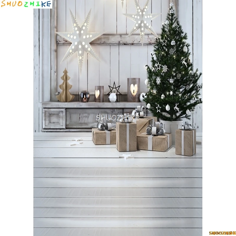 SHUOZHIKE الفن النسيج عيد الميلاد موضوع التصوير خلفية الأطفال صورة الخلفيات للصور استوديو الدعائم 1911 CXZM-39