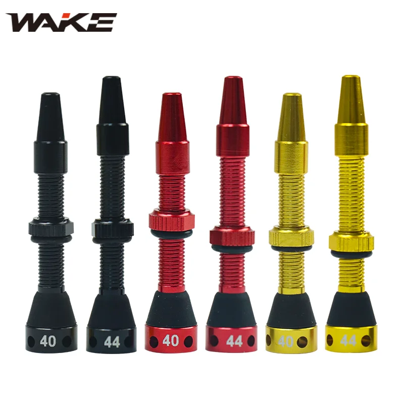 

Wake Presta Nozzles Uni-body for Bicycle Tubeless Rim French Valve Nipples with Cap MTB Road Bicycle Carbon Wheelset Tire Part
