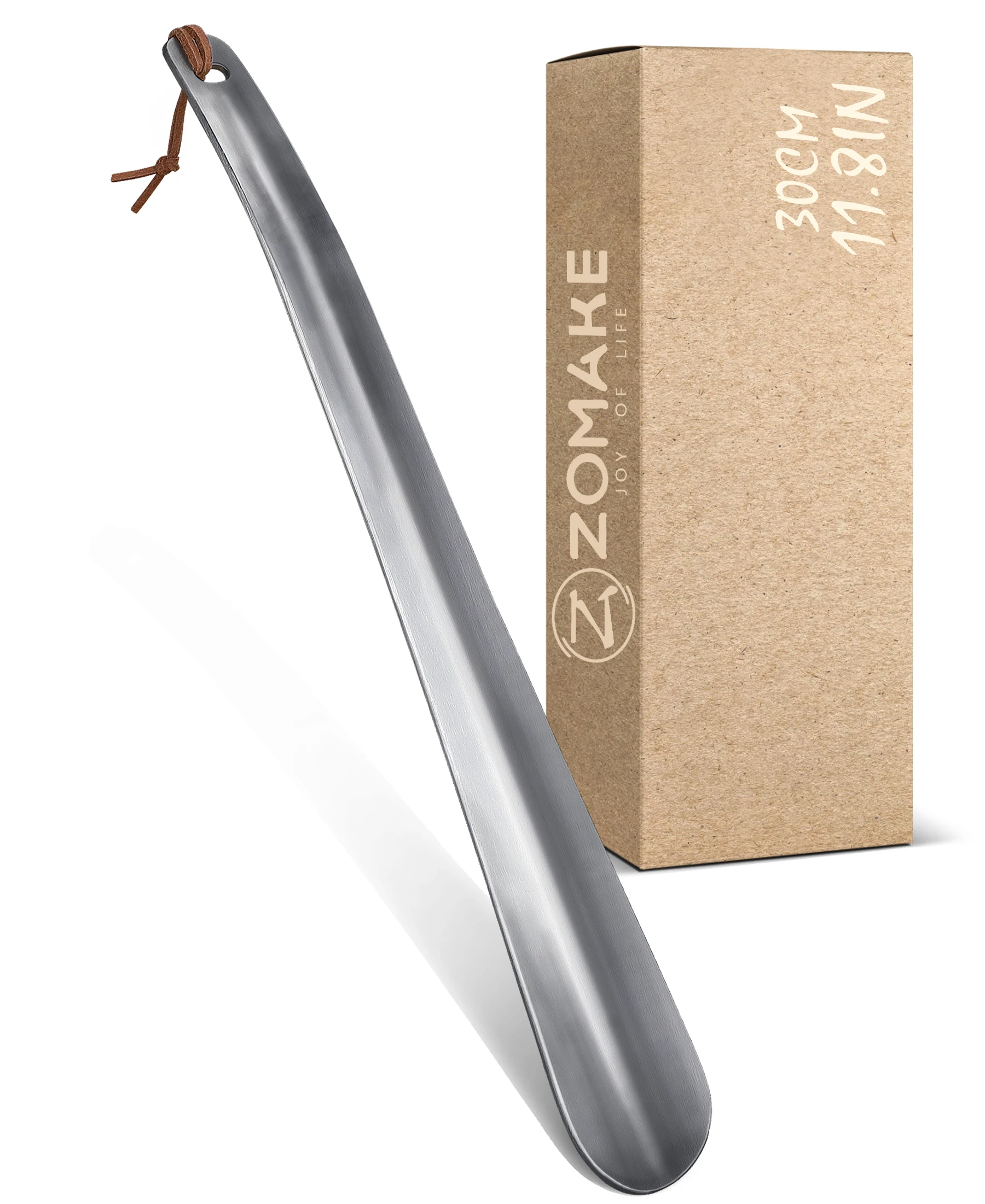 

30cmStainless Steel Shoehorn Hotel Household Shoe Wearer Shoes Lifter Shoes Spoon Lazy Does Not Bend Shoe Draw Helper Shoe Spoon