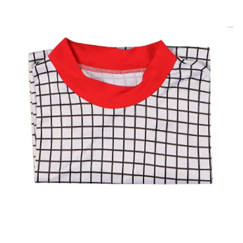 2025 New Men Women Max Mayfield Cosplay Mike Eleven Lucas Costumes Hell Fire Club Uniform Blue Sweater Jeans Plaid Shirt wat115