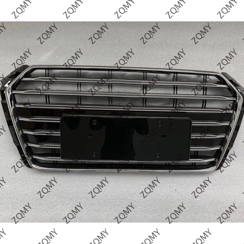 

With/Logo For Audi A4/A4L 2017 2018 2019 Car Front Bumper Grille Centre Panel Styling Upper Grill (Modify S4 style)