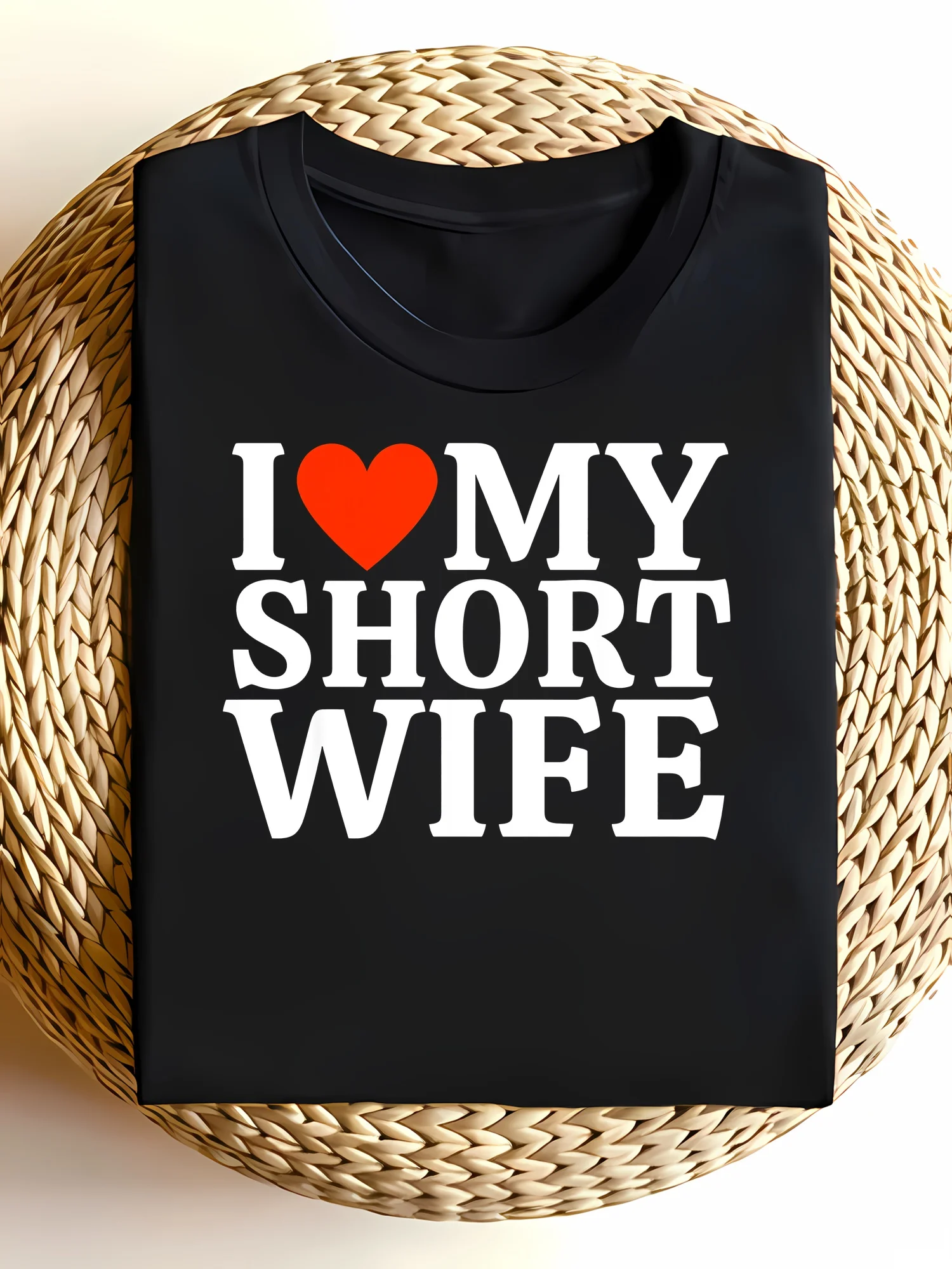 Casual Funny Graphic Tee for Couples