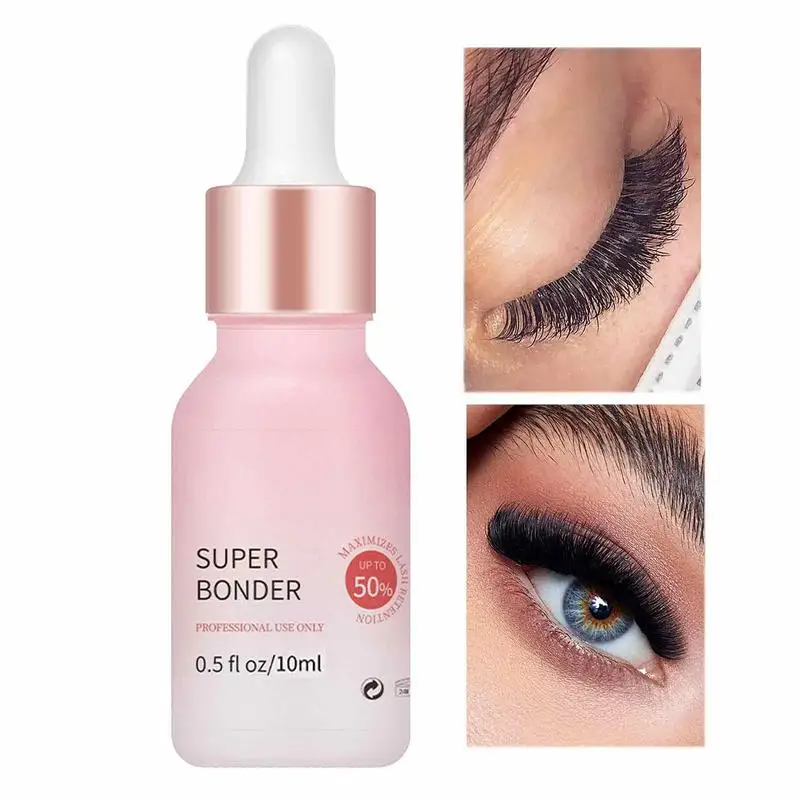 10ml 15ml Lashes Super Bonder For Eyelash Extension Bonder Eyelash Glue Quick Drying Long Lasting