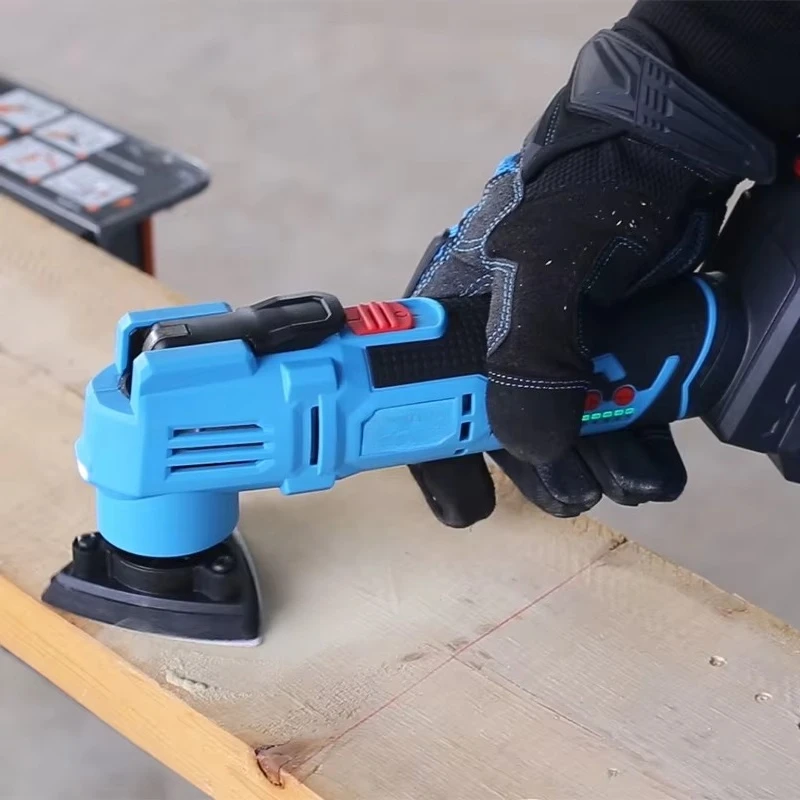 20V Cordless Oscillating Multi Tool Electric Cordless Sander Machine With LED Light