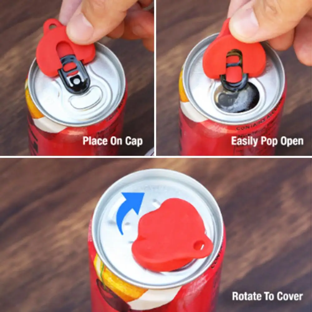 

Barbecue Bottle Opener Bottle Lid Gripper Effort-saving Multifunctional Beverage Opener Compact Portable Lid Gripper for Easy
