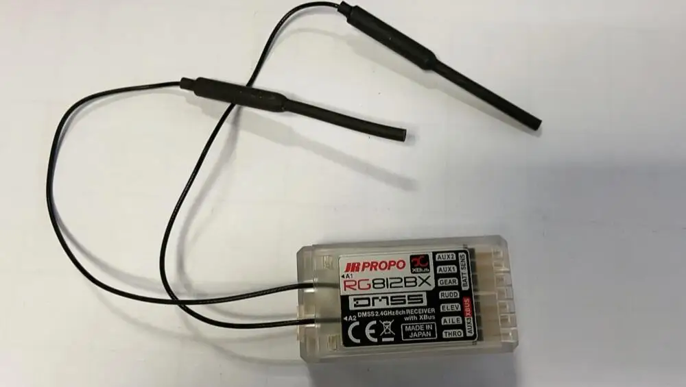 JR RG812BX DMSS receiver 8 channel PWM w/XBus 2.4Ghz for XG14 XG8