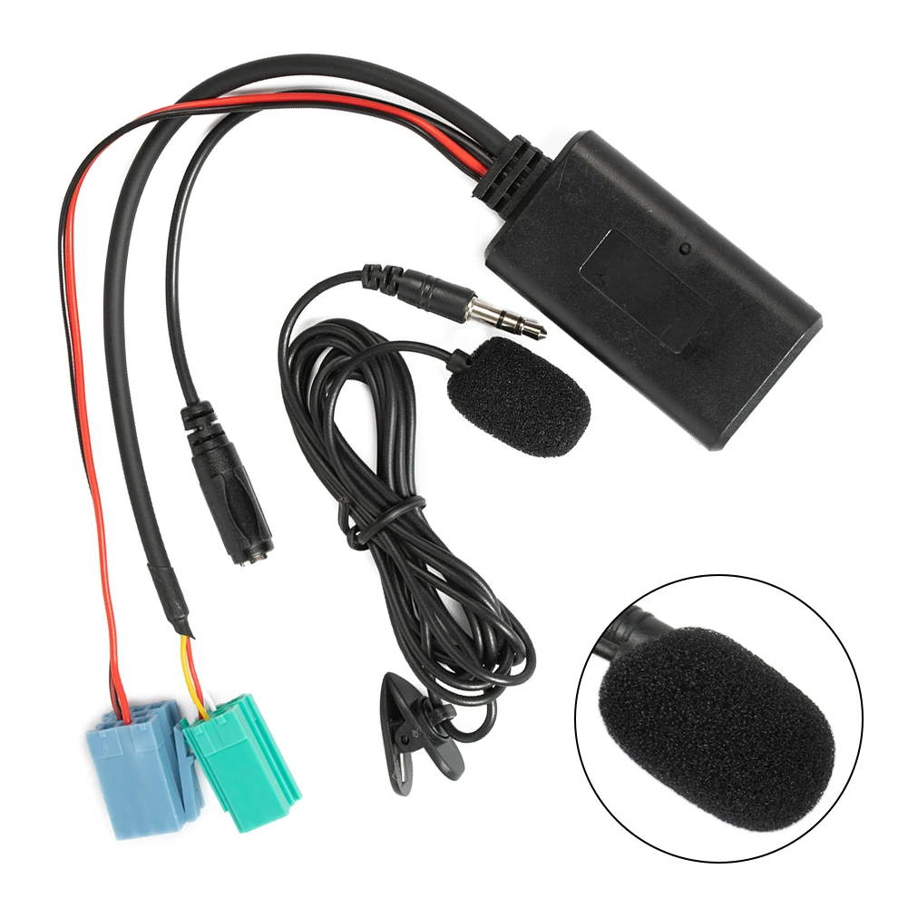 

1 MINI ISO Plug Adapter Bluetooth 5.0 Car Microphone Hands-free For Highspeed Transmission Without Distortion Range 510m